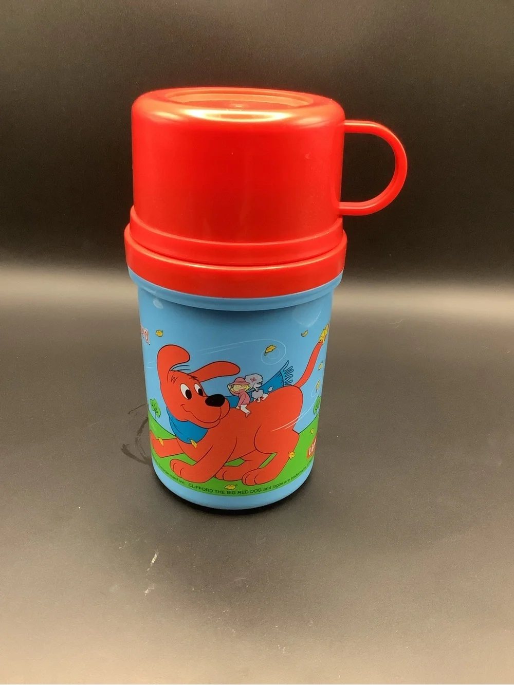 Vintage 2003 Clifford the Big Red Dog Lipton Insulated Food Jar